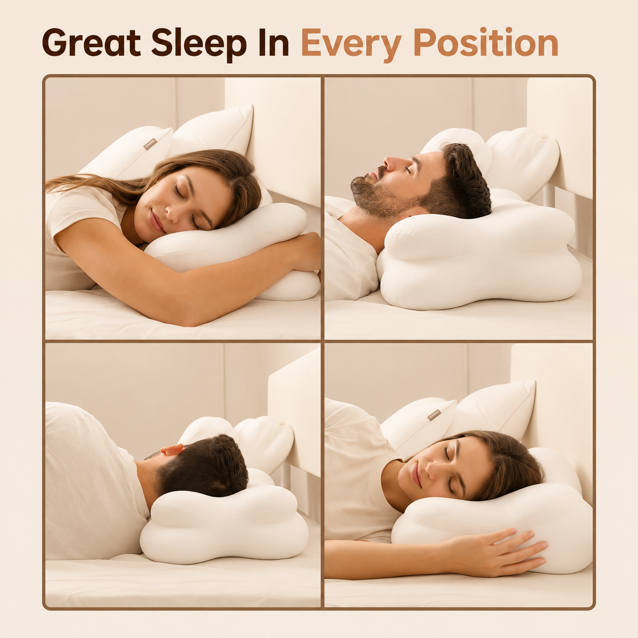 UpVevo™ Orthopedic Memory Foam Pillow